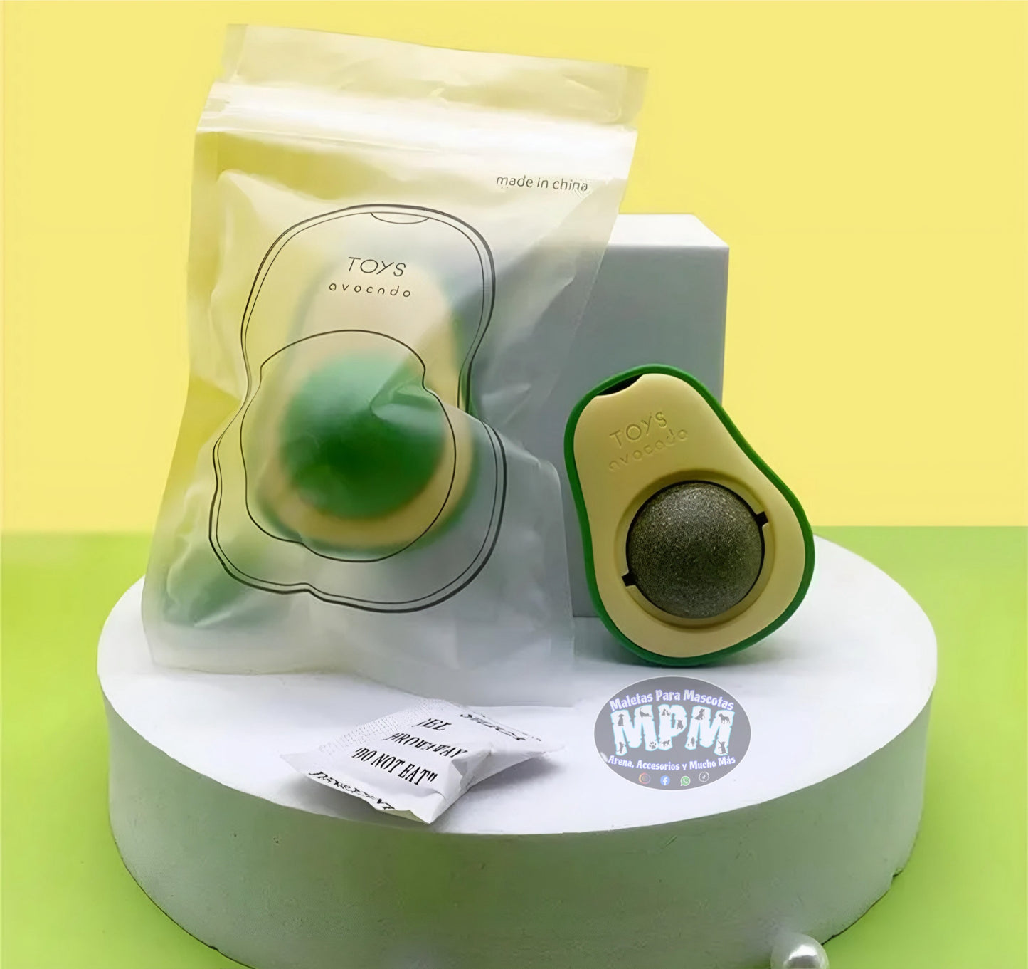 ✨ Juguete con Pelota de Catnip para Gatos ✨