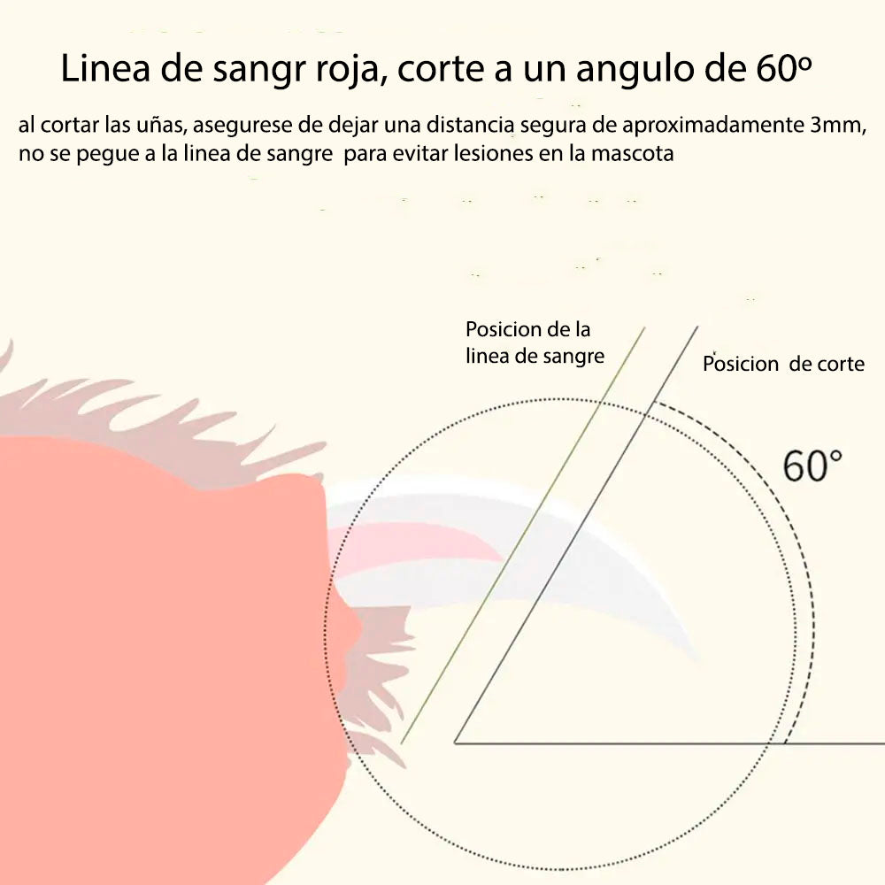 ✨ Cortaúñas con Luz LED para Mascotas ✨