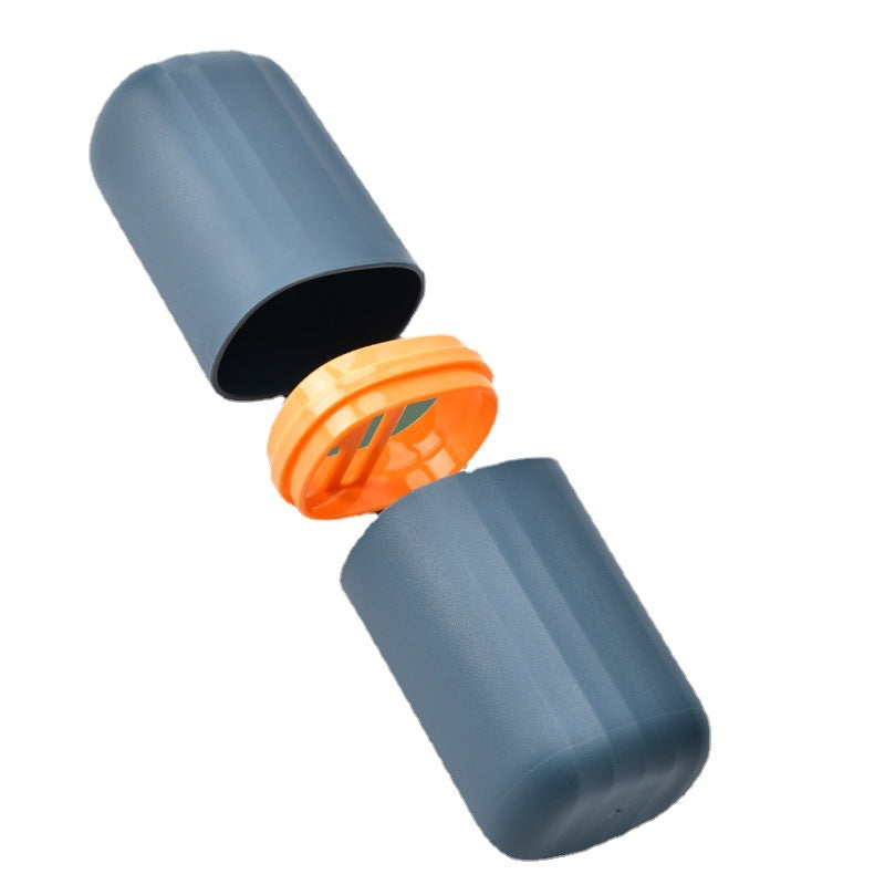 ¡Organización y comodidad en tus viajes con el Estuche Portátil para Cepillos 3 en 1! ✈️