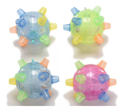 ✨ Pelota de Activación de Saltos con Luces LED para Perros ✨